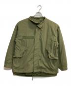 BEAMS HEARTビームスハート）の古着「3WAY ショート モッズコート」｜グリーン