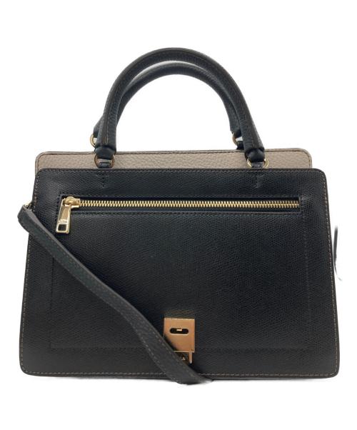 FURLA（フルラ）FURLA (フルラ) レザーショルダーバッグ ブラックの古着・服飾アイテム
