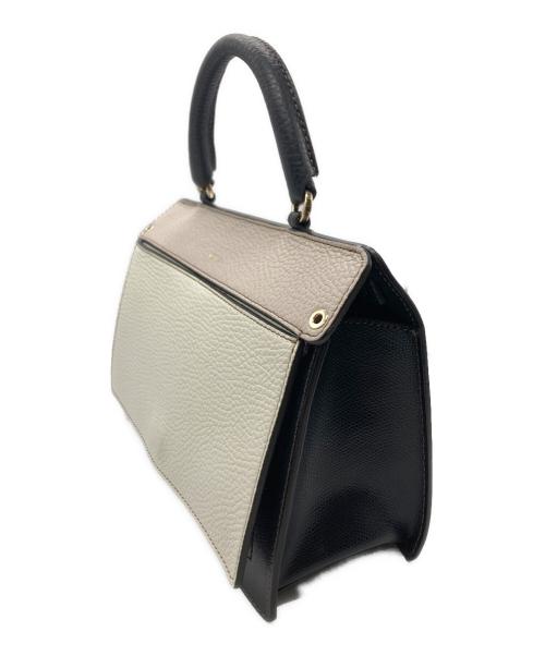 FURLA（フルラ）FURLA (フルラ) レザーショルダーバッグ ブラックの古着・服飾アイテム