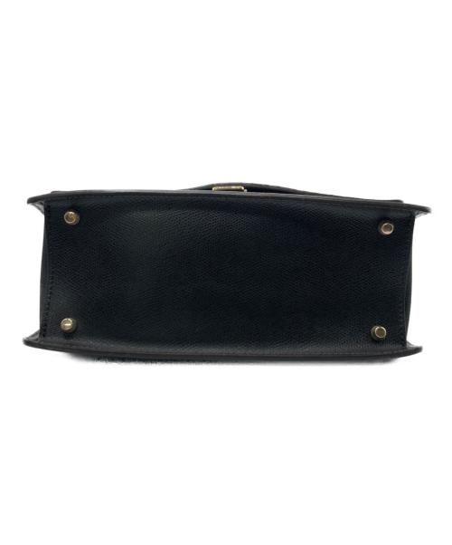 FURLA（フルラ）FURLA (フルラ) レザーショルダーバッグ ブラックの古着・服飾アイテム