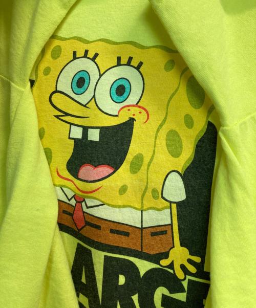 X-LARGE（エクストララージ）X-LARGE (エクストララージ) スポンジボブTシャツ ネオンイエロー サイズ:Ｍの古着・服飾アイテム
