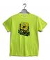 X-LARGE（エクストララージ）の古着「スポンジボブTシャツ」｜ネオンイエロー