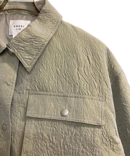 Ameri（アメリ）AMERI (アメリ) EMBOSS SHORT ARMY LIKE JACKET カーキ サイズ:Fの古着・服飾アイテム