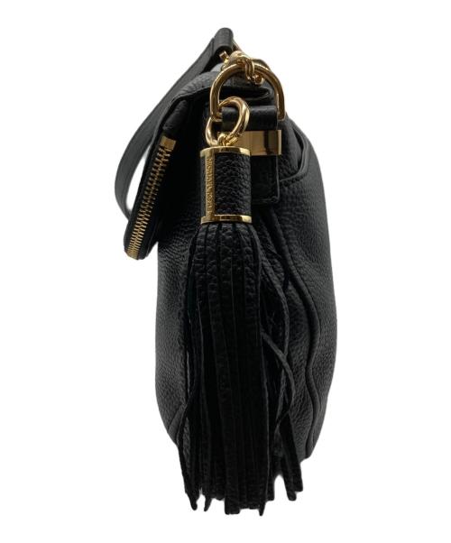 MICHAEL KORS（マイケル・コース）MICHAEL KORS (マイケル・コース) レザーワンショルダーバッグ ブラックの古着・服飾アイテム