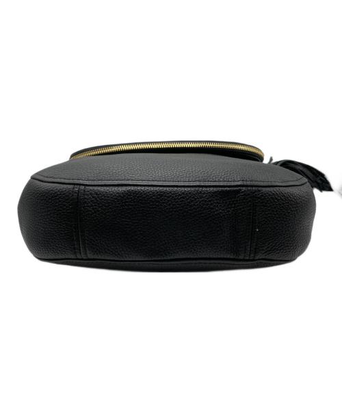 MICHAEL KORS（マイケル・コース）MICHAEL KORS (マイケル・コース) レザーワンショルダーバッグ ブラックの古着・服飾アイテム
