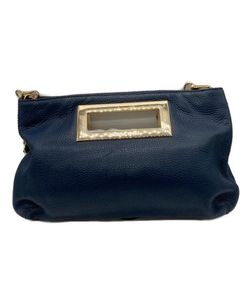 MICHAEL KORS（マイケルコース）MICHAEL KORS (マイケルコース) チェーンショルダーバッグ ネイビーの古着・服飾アイテム