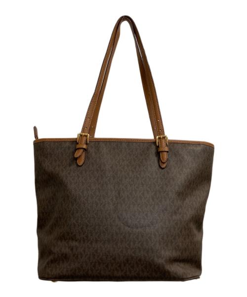 MICHAEL KORS（マイケル・コース）MICHAEL KORS (マイケル・コース) トートバッグ ブラウンの古着・服飾アイテム
