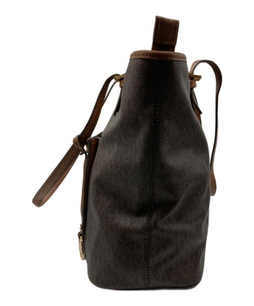 MICHAEL KORS（マイケル・コース）MICHAEL KORS (マイケル・コース) トートバッグ ブラウンの古着・服飾アイテム