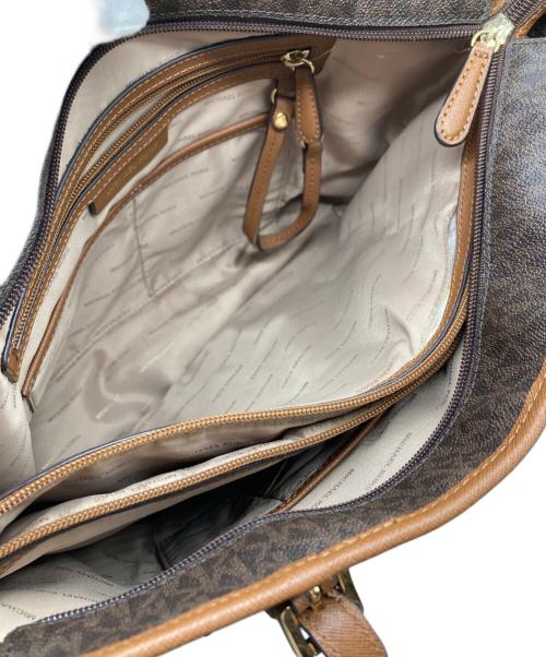 MICHAEL KORS（マイケル・コース）MICHAEL KORS (マイケル・コース) トートバッグ ブラウンの古着・服飾アイテム