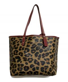 中古・古着通販】COACH (コーチ) リバーシブルトートバッグ ブラウン