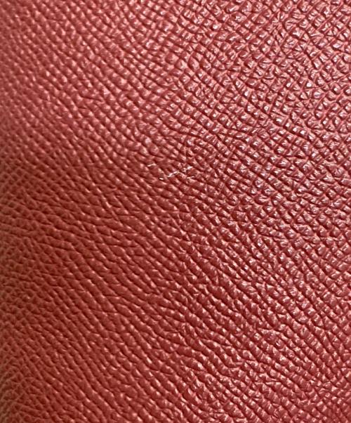 COACH（コーチ）COACH (コーチ) PVC レオパード柄 プリント リバーシブル ポーチ付き シティトート ベージュ×レッドの古着・服飾アイテム