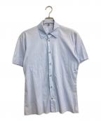 MIU MIUミュウミュウ）の古着「90s cotton s/s shirts」｜スカイブルー