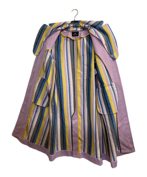 PS Paul Smith（ＰＳポールスミス）PS Paul Smith (ＰＳポールスミス) 襟付きロングコート ピンク サイズ:44の古着・服飾アイテム