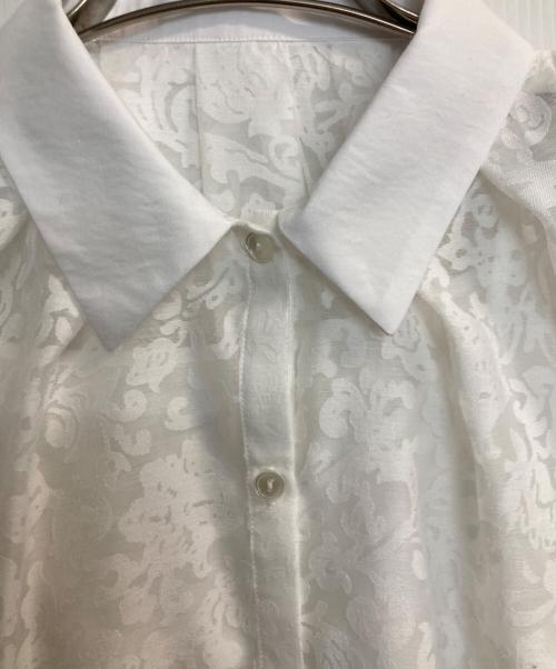 COEL（コエル）COEL (コエル) オリエンタル柄オパールブラウス ホワイト サイズ:Fの古着・服飾アイテム