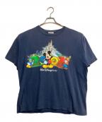 WALT DISNEYウォルト・ディズニー）の古着「プリントTシャツ」｜ネイビー