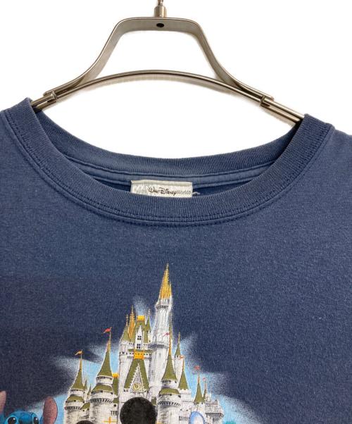 WALT DISNEY（ウォルト・ディズニー）WALT DISNEY (ウォルト・ディズニー) プリントTシャツ ネイビー サイズ:ＸＬの古着・服飾アイテム