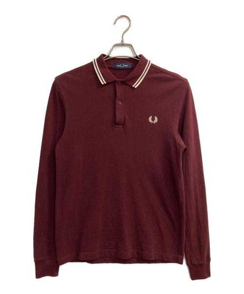 FRED PERRY（フレッドペリー）FRED PERRY (フレッドペリー) L/Sポロシャツ レッド サイズ:Sの古着・服飾アイテム