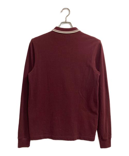FRED PERRY（フレッドペリー）FRED PERRY (フレッドペリー) L/Sポロシャツ レッド サイズ:Sの古着・服飾アイテム