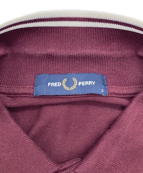 FRED PERRY（フレッドペリー）FRED PERRY (フレッドペリー) L/Sポロシャツ レッド サイズ:Sの古着・服飾アイテム