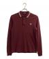 FRED PERRY（フレッドペリー）の古着「L/Sポロシャツ」｜レッド