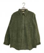 L.L.Beanエルエルビーン）の古着「00s corduroy shirts　/　00sコーデュロイシャツ」｜グリーン