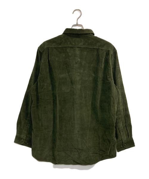 L.L.Bean（エルエルビーン）L.L.Bean (エルエルビーン) 00s corduroy shirts　/　00sコーデュロイシャツ グリーン サイズ:Lの古着・服飾アイテム