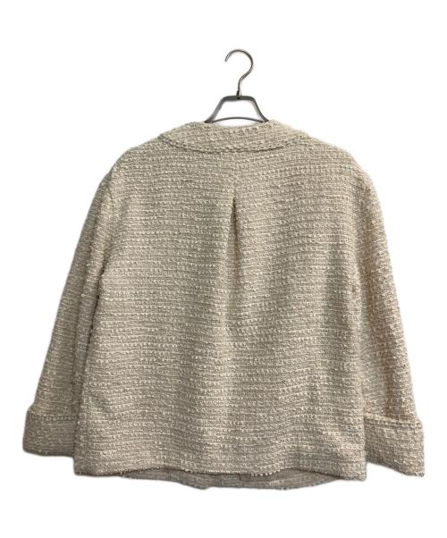 Snidel（スナイデル）Snidel (スナイデル) オーバーサイズツイードジャケット アイボリー サイズ:ONE SIZEの古着・服飾アイテム