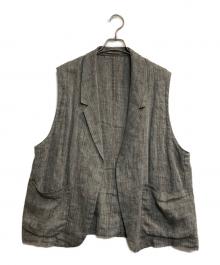 journal standard luxe（ジャーナルスタンダード ラックス）の古着「リネンヘリン ガウンベスト」｜グレー