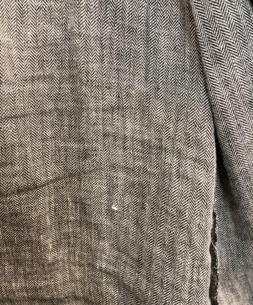 journal standard luxe（ジャーナルスタンダード ラックス）JOURNAL STANDARD LUXE (ジャーナルスタンダード ラックス) リネンヘリン ガウンベスト グレー サイズ:記載なし(実寸サイズ参考)の古着・服飾アイテム