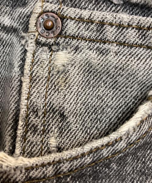 LEVI'S（リーバイス）LEVI'S (リーバイス) 505デニムパンツ グレー サイズ:W32L30(裾カットオフ)の古着・服飾アイテム