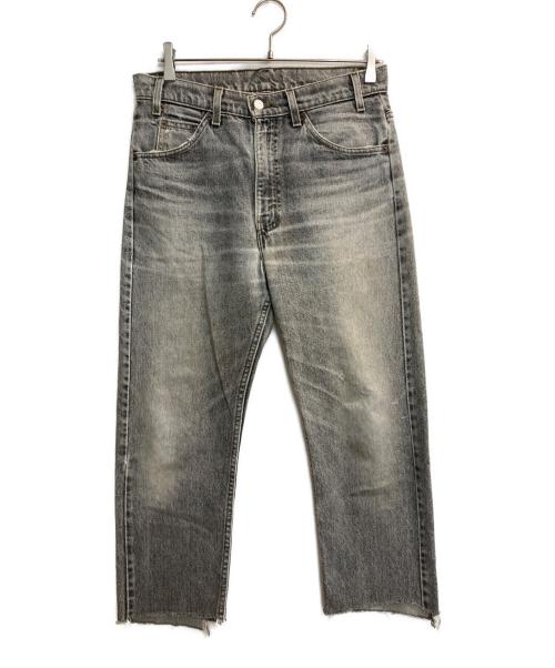 LEVI'S（リーバイス）LEVI'S (リーバイス) 505デニムパンツ グレー サイズ:W32L30(裾カットオフ)の古着・服飾アイテム