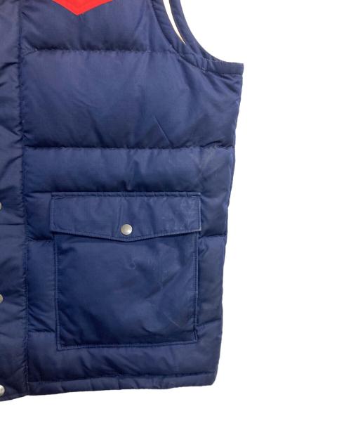 Patagonia（パタゴニア）Patagonia (パタゴニア) SLING SHOT DOWN VEST ネイビー×レッド サイズ:Mの古着・服飾アイテム