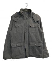 LEVI'S（リーバイス）の古着「メルトンフーデッドハーフコート」｜グレー