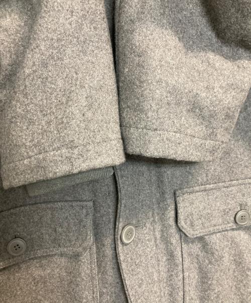 LEVI'S（リーバイス）LEVI'S (リーバイス) メルトンフーデッドハーフコート グレー サイズ:ＸＬの古着・服飾アイテム