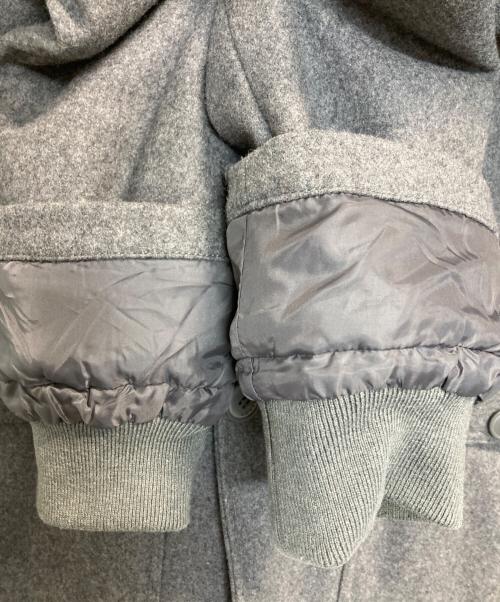 LEVI'S（リーバイス）LEVI'S (リーバイス) メルトンフーデッドハーフコート グレー サイズ:ＸＬの古着・服飾アイテム