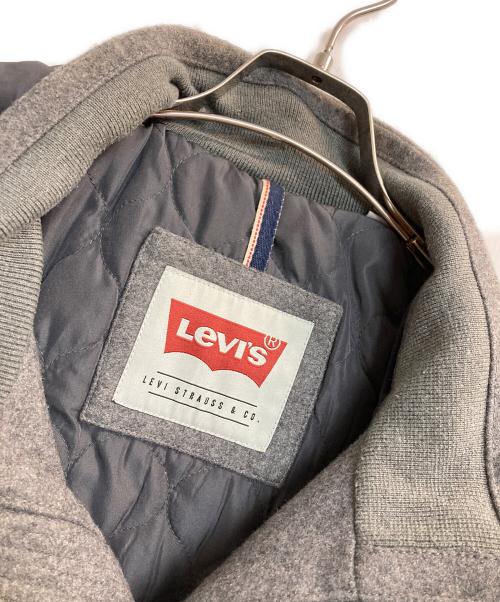 LEVI'S（リーバイス）LEVI'S (リーバイス) メルトンフーデッドハーフコート グレー サイズ:ＸＬの古着・服飾アイテム