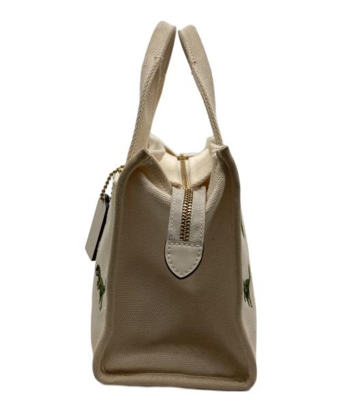 COACH（コーチ）COACH (コーチ) カーゴ トート バッグ 26・レキシー プリント アイボリーの古着・服飾アイテム