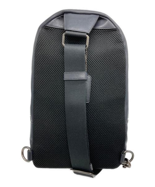 COACH（コーチ）COACH (コーチ) ボディーバッグ ネイビー×ブルーの古着・服飾アイテム