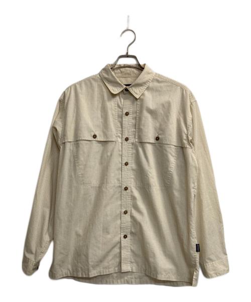 Patagonia（パタゴニア）Patagonia (パタゴニア) アイランドホッパーシャツ ベージュ サイズ:Ｍの古着・服飾アイテム