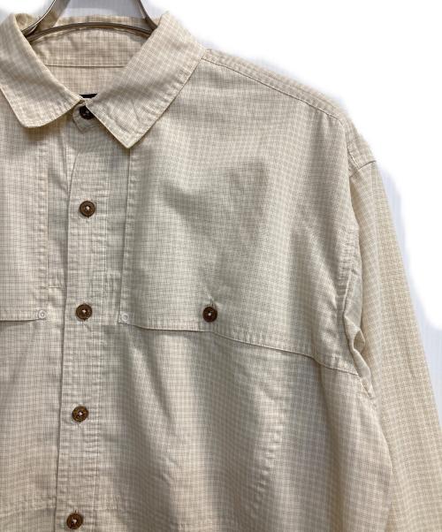 Patagonia（パタゴニア）Patagonia (パタゴニア) アイランドホッパーシャツ ベージュ サイズ:Ｍの古着・服飾アイテム