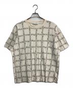J.W.ANDERSONジェイダブリューアンダーソン）の古着「ロゴスクエアTシャツ」｜ブラック×アイボリー