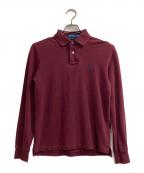 POLO RALPH LAURENポロ・ラルフローレン）の古着「長袖ポロシャツ」｜ボルドー