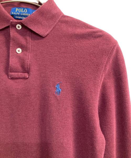 POLO RALPH LAUREN（ポロ・ラルフローレン）POLO RALPH LAUREN (ポロ・ラルフローレン) 長袖ポロシャツ ボルドー サイズ:ＸＳの古着・服飾アイテム