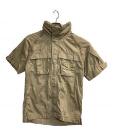 AVIREX VARSITY（アヴィレックスバーシティ）の古着「S/S gimmick SHIRTS」｜ベージュ