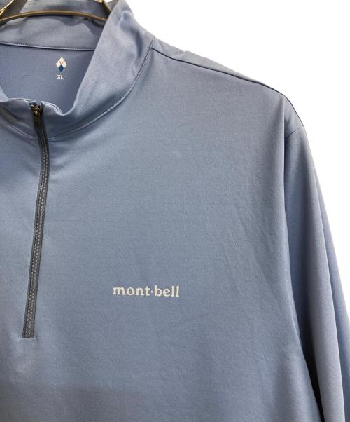 mont-bell（モンベル）mont-bell (モンベル) WIC.UVテクト ロングスリーブジップシャツ スカイブルー サイズ:ＸＬの古着・服飾アイテム
