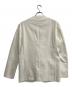 JH+ junhashimoto (---) NON COLLAR CUT JACKET ホワイト サイズ:4：6000円