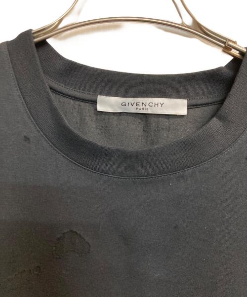GIVENCHY（ジバンシィ）GIVENCHY (ジバンシィ) デストロイ加工T-SHIRTS ブラック サイズ:ＸＬの古着・服飾アイテム