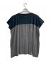 MM6 Maison Margiela (エムエムシックスメゾンマルジェラ) ショートスリーブワイドカットソー ブラック×グレー サイズ:Ｓ：7000円