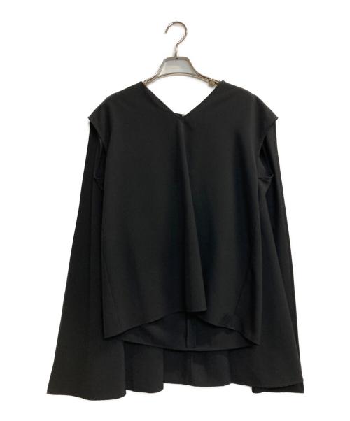 RIM.ARK（リムアーク）RIM.ARK (リムアーク) Scarf arrange tops ブラック サイズ:FREEの古着・服飾アイテム