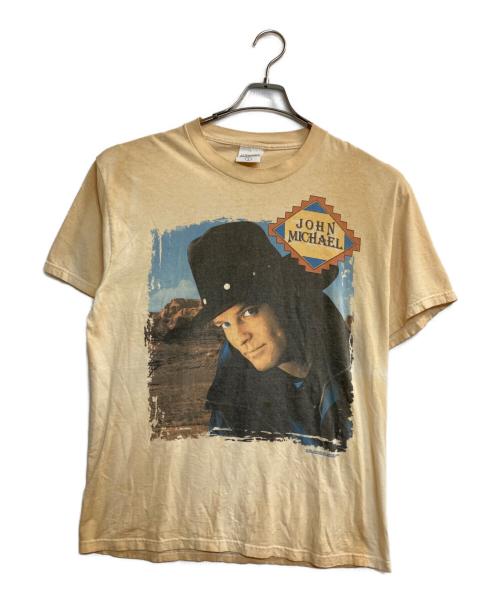 NICE MAN（ナイスマン）NICE MAN (ナイスマン) 90s JOHN MICHAEL T-SHIRTS ベージュ サイズ:Lの古着・服飾アイテム
